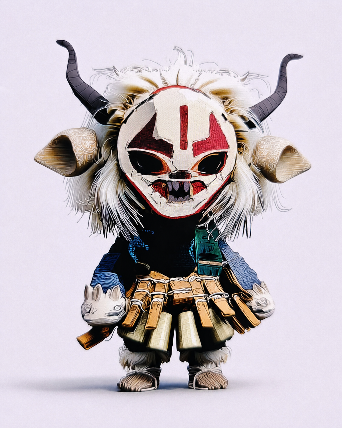 Full view of the TripAnimal kukerche character